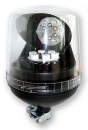 LED-DS, blau/gelb, Aufsteckmontage, 12/24V