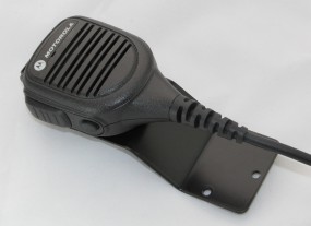Sep. Mikrohalter für Motorola Schwarz RAL 9005 matt