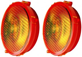 LED Zweifach-Warnlichtanlage (12 Volt / 24 Volt) 200 mm