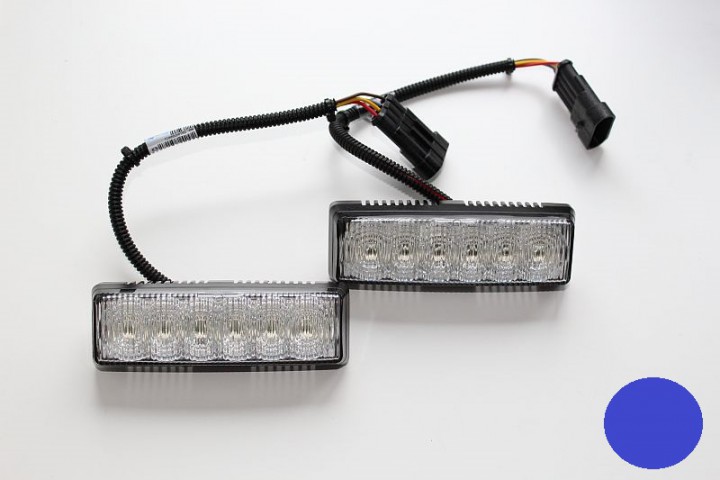 LED-Frontblitzer K-FS4, blau, Satz, Front-/Heckblitzer, Warntechnik